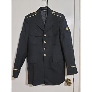 ASU Coat Mens Service Jacket Dress Army Blue 450 Size 36L 36LC